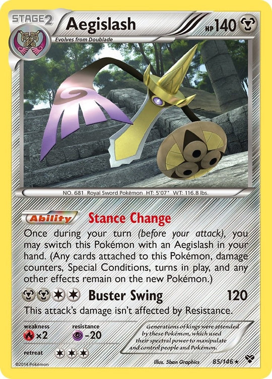 Image for Aegislash (85) (85/146) (XY) - Pokemon