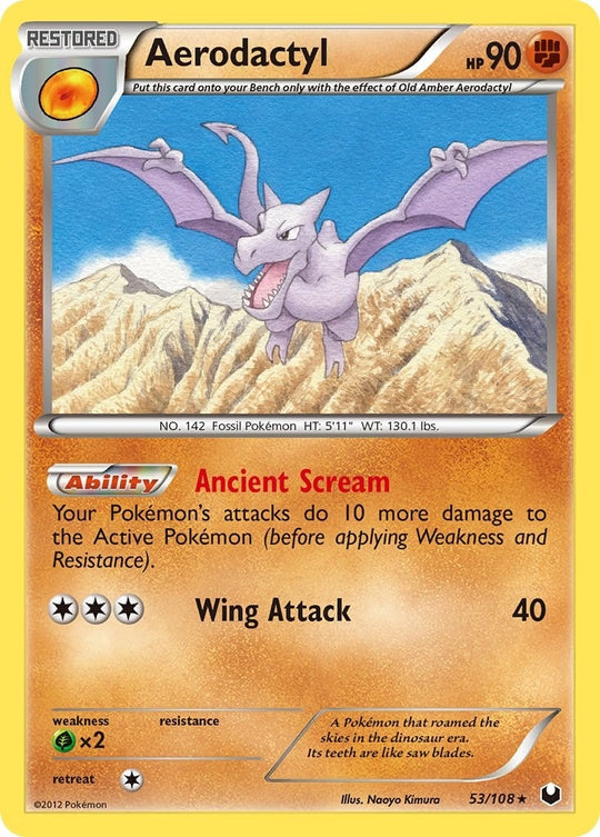 Image for Aerodactyl (53/108) (DEX) - Pokemon