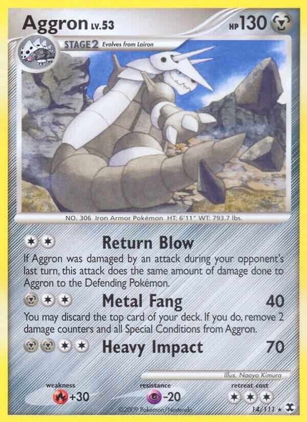 Image for Aggron (14/111) (RR) - Pokemon