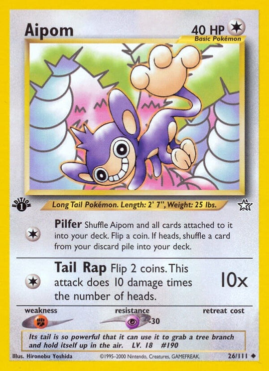 Image for Aipom (026/111) (N1) - Pokemon