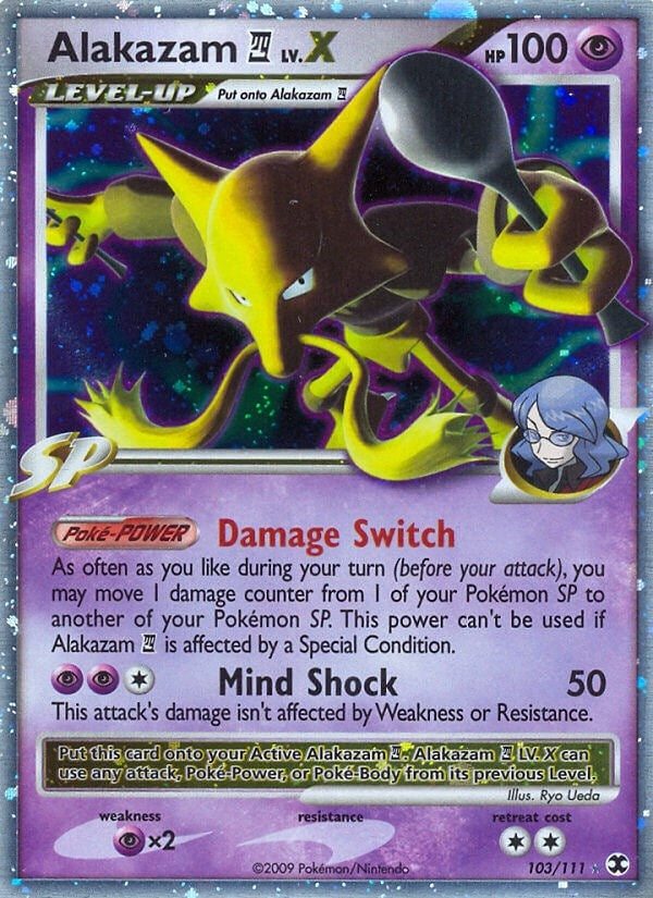 Image for Alakazam E4 Lv.X (103/111) (RR) - Pokemon