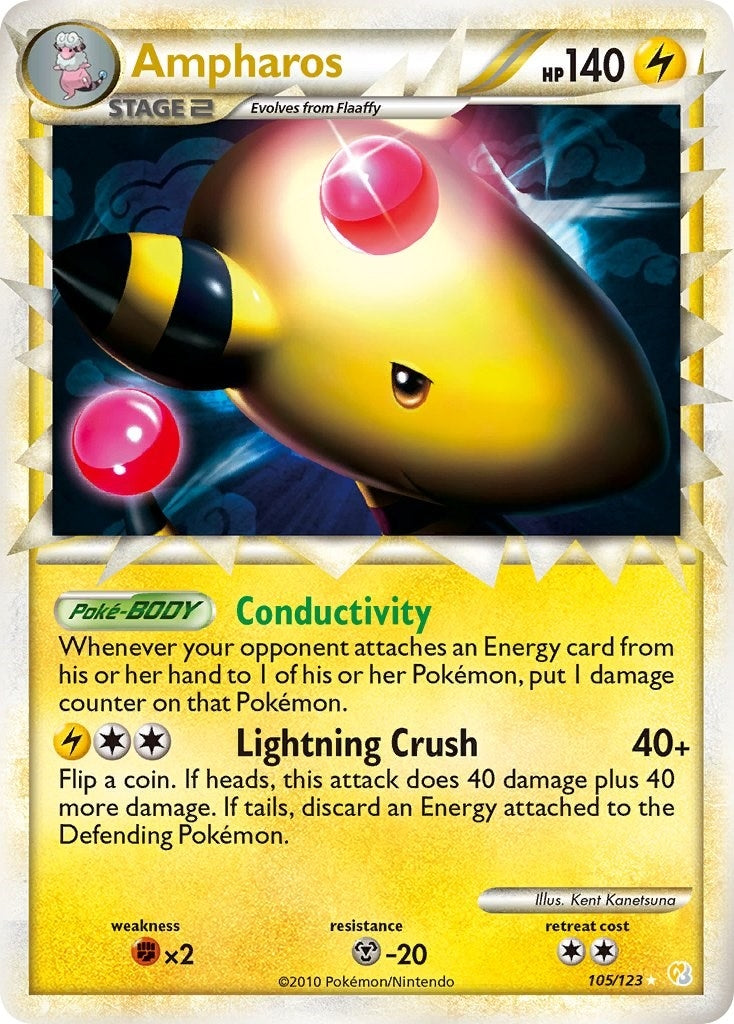 Image for Ampharos (Prime) (105/123) (HS) - Pokemon