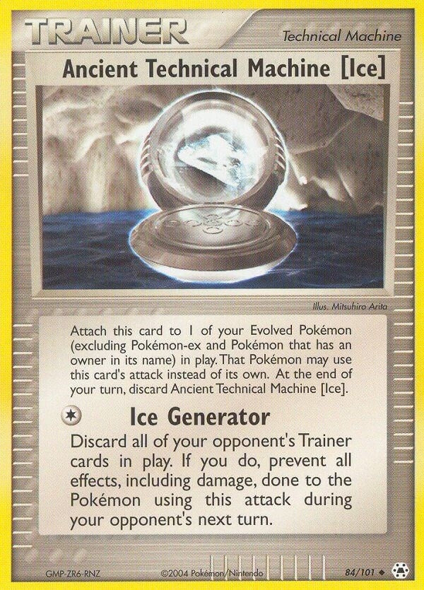 Image for Ancient Technical Machine [Ice] (84/101) (HL) - Pokemon