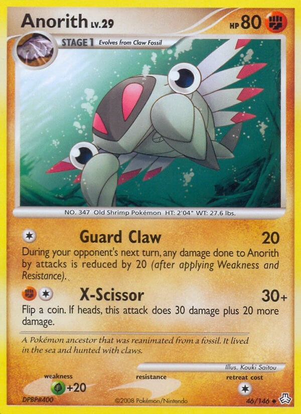 Image for Anorith (46/146) (LA) - Pokemon