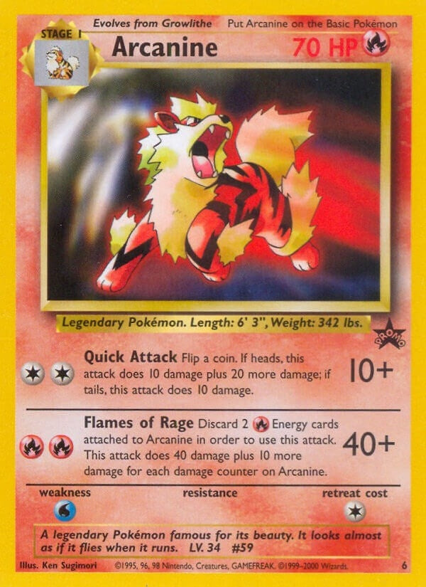 Image for Arcanine (06/53) (PR) - Pokemon