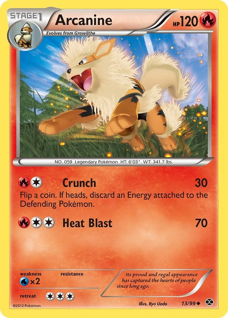 Image for Arcanine (13) (13/99) (NXD) - Pokemon