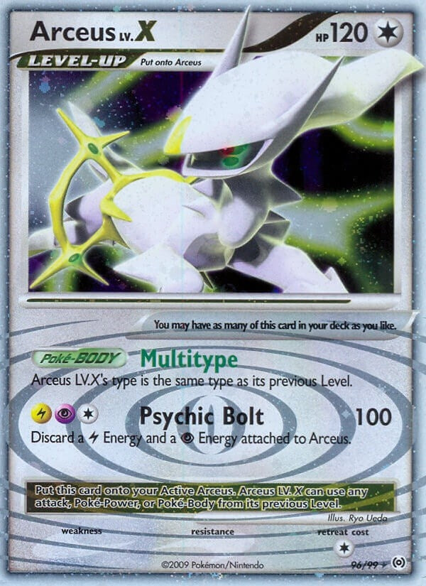 Image for Arceus Lv.X (96) (96/99) (AR) - Pokemon