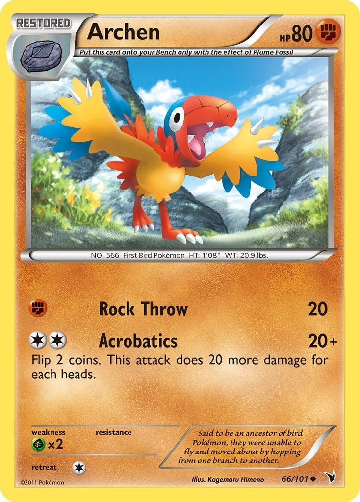 Image for Archen (66/101) (NVI) - Pokemon
