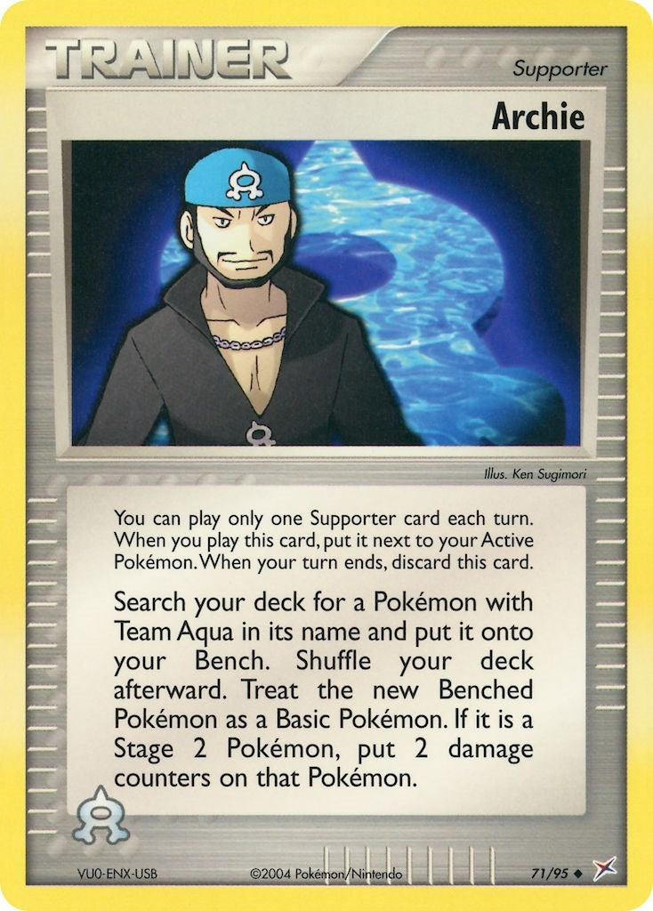 Image for Archie (71/95) (MA) - Pokemon