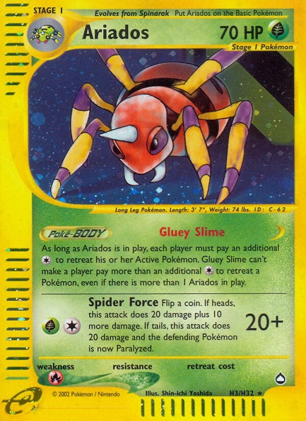 Image for Ariados (H3) (H03/H32) (AQ) - Pokemon
