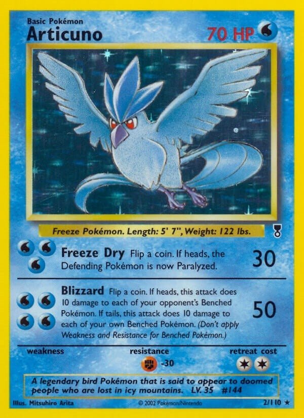 Image for Articuno (002/110) (LC) - Pokemon