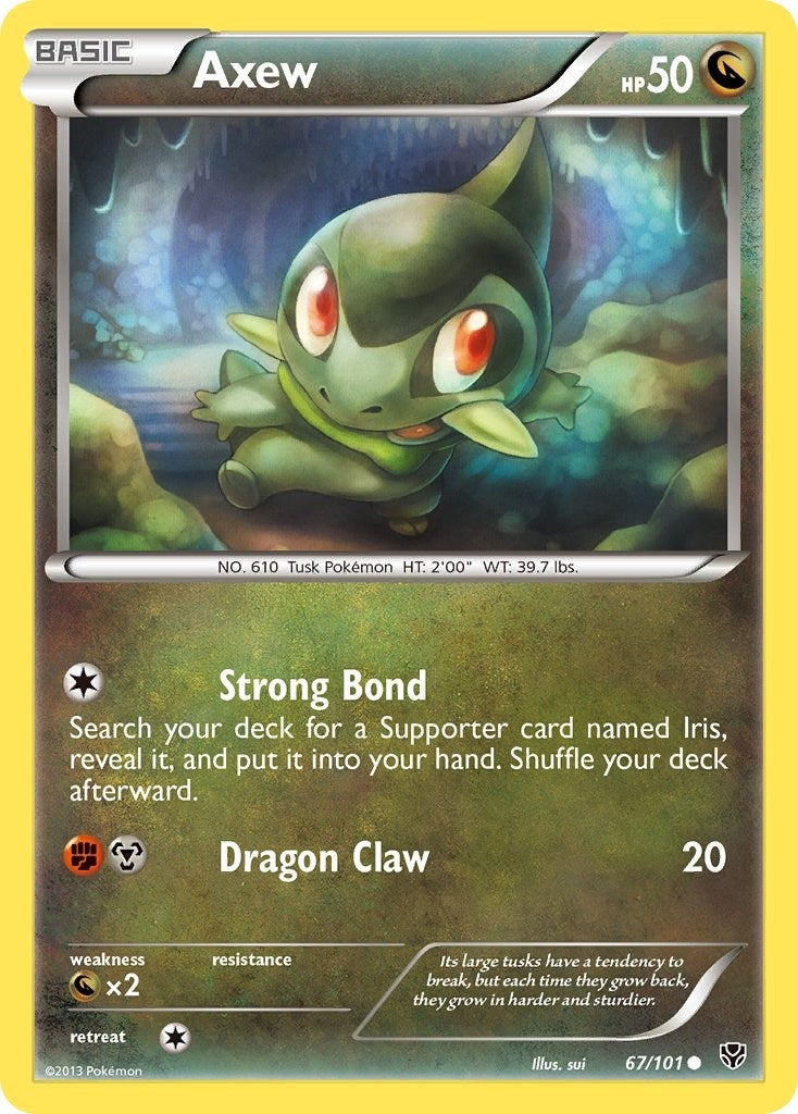 Image for Axew (67/101) (PLB) - Pokemon