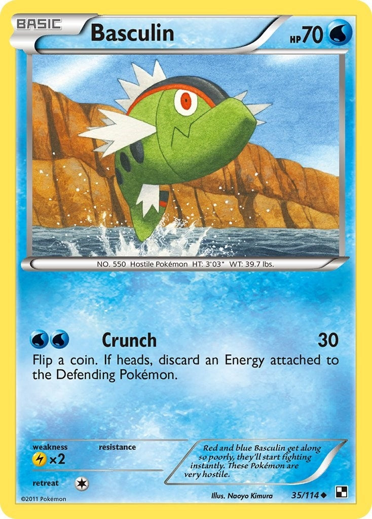 Image for Basculin (35/114) (BLW) - Pokemon