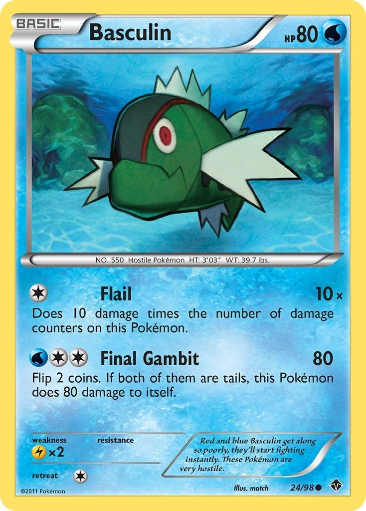 Image for Basculin (24) (24/98) (EPO) - Pokemon