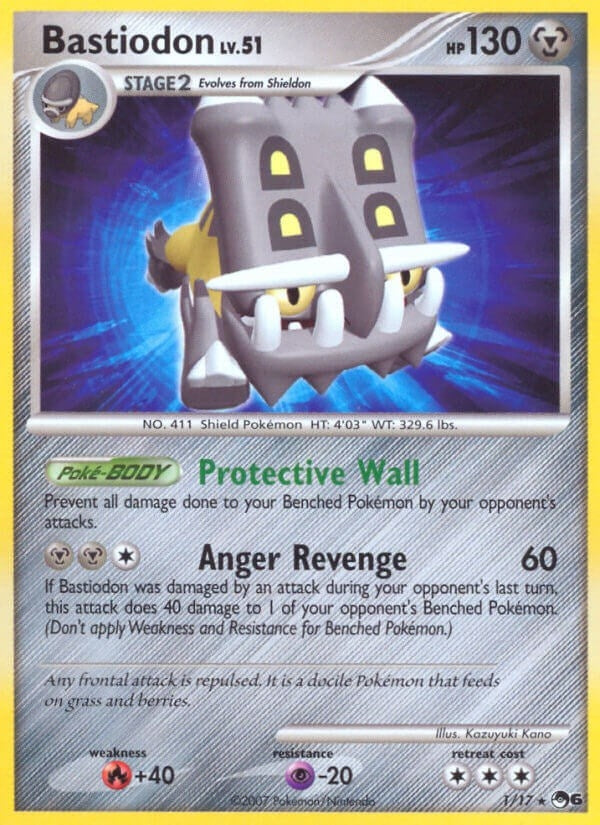 Image for Bastiodon (001/017) (POP) - Pokemon
