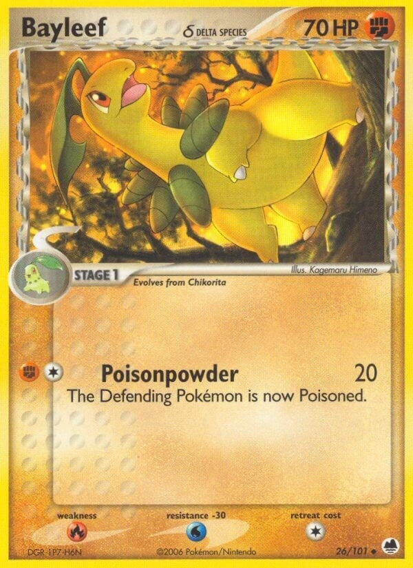 Image for Bayleef (Delta Species) (26/101) (DF) - Pokemon