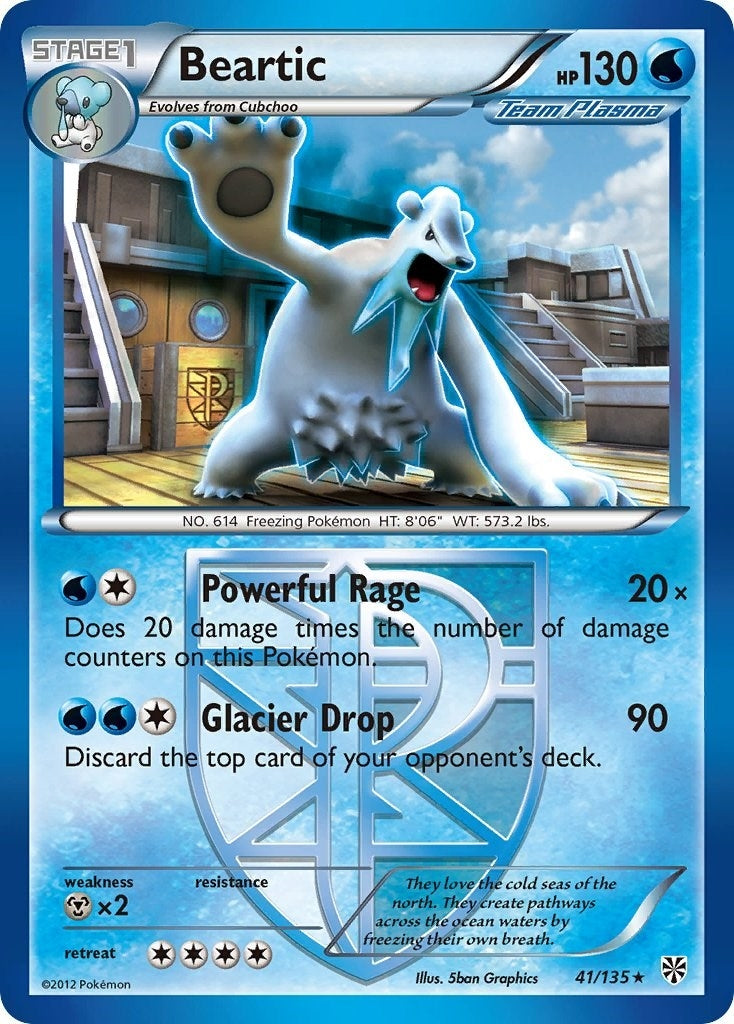 Image for Beartic (Team Plasma) (41/135) (PLS) - Pokemon