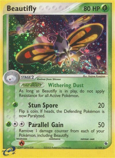 Image for Beautifly (2/109) (RS) - Pokemon