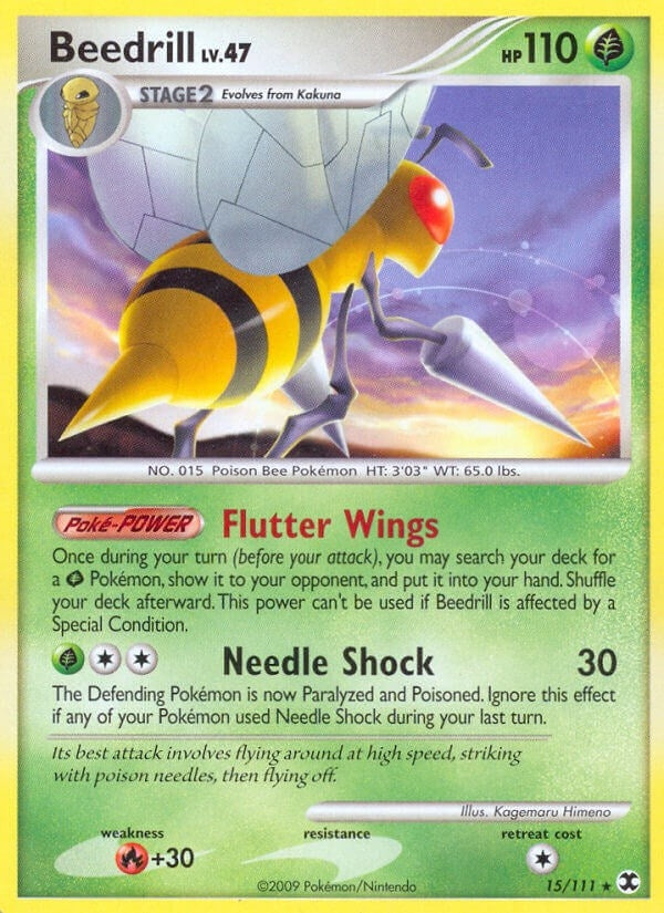 Image for Beedrill (15/111) (RR) - Pokemon