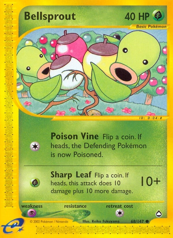 Image for Bellsprout (68) (068/147) (AQ) - Pokemon