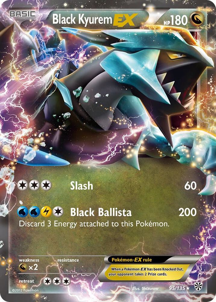 Image for Black Kyurem EX (95/135) (PLS) - Pokemon