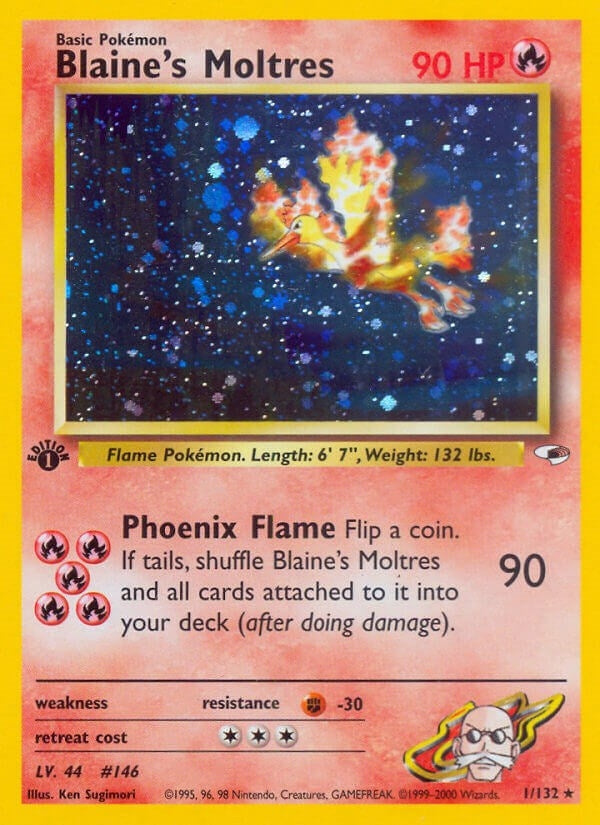 Image for Blaine's Moltres (001/132) (G1) - Pokemon