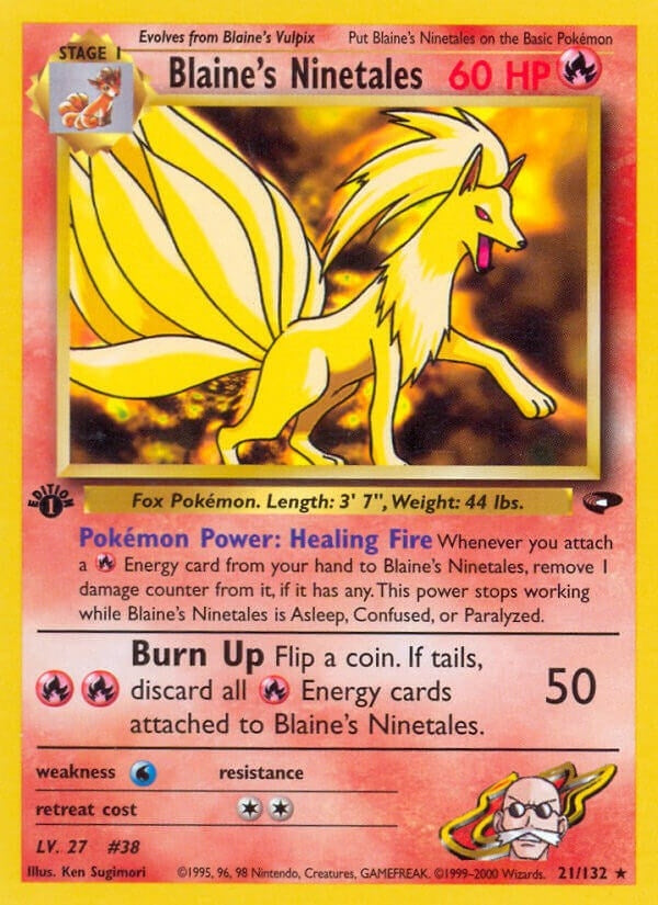 Image for Blaine's Ninetales (021/132) (G2) - Pokemon