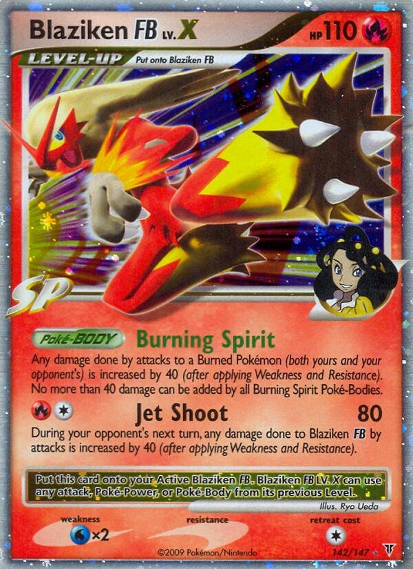 Image for Blaziken FB Lv.X (142) (SV) - Pokemon