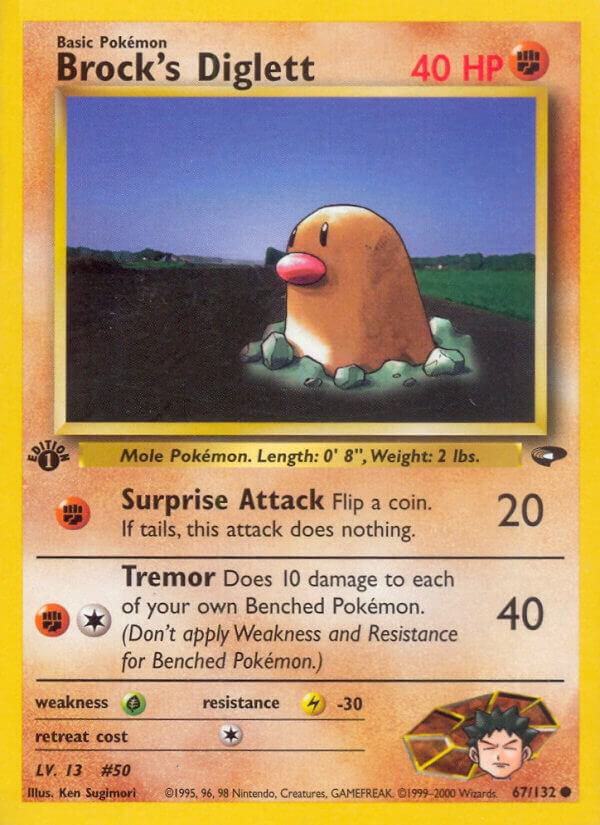 Image for Brock's Diglett (067/132) (G2) - Pokemon