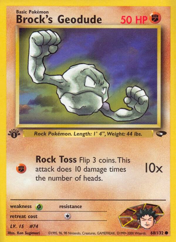 Image for Brock's Geodude (068/132) (G2) - Pokemon