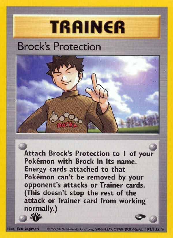 Image for Brock's Protection (101/132) (G2) - Pokemon