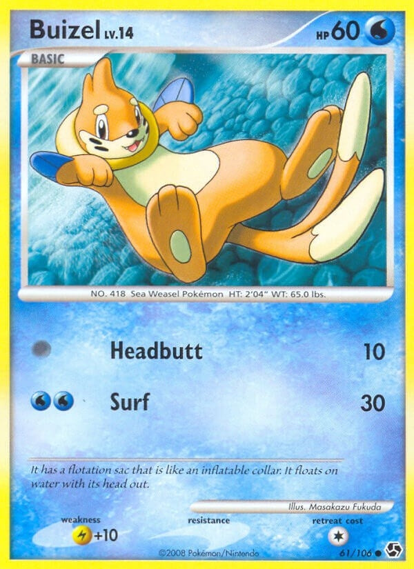 Image for Buizel (61/106) (GE) - Pokemon