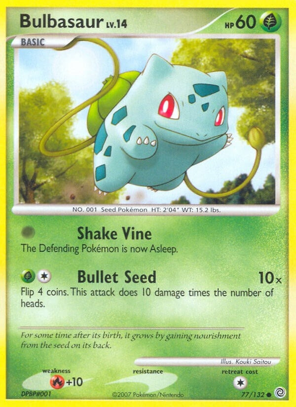 Image for Bulbasaur (77/132) (SW) - Pokemon