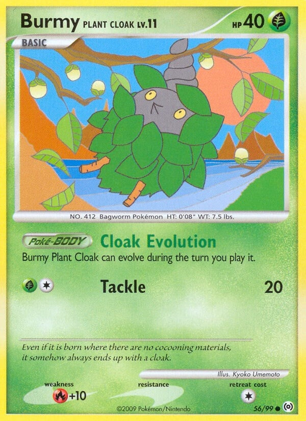 Image for Burmy Plant Cloak (56/99) (AR) - Pokemon
