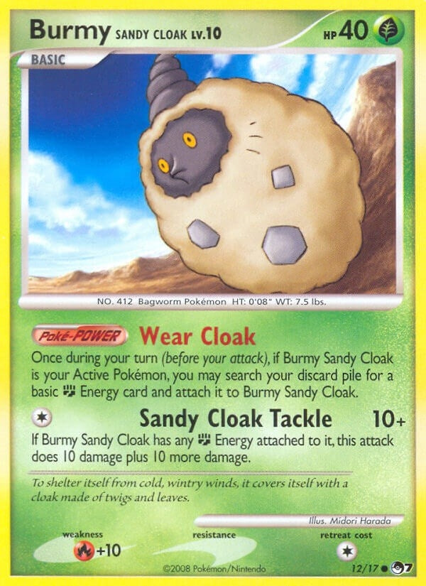 Image for Burmy Sandy Cloak (012/017) (POP) - Pokemon