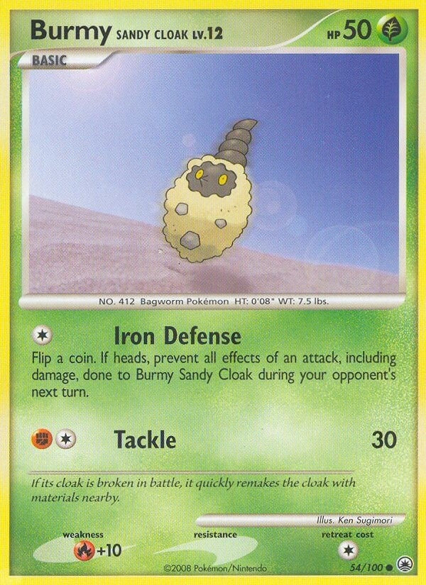 Image for Burmy Sandy Cloak (54/100) (MD) - Pokemon