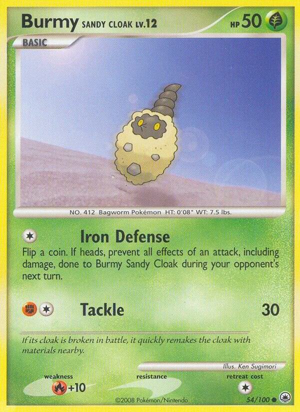 Image for Burmy Sandy Cloak (54/100) (MD) - Pokemon