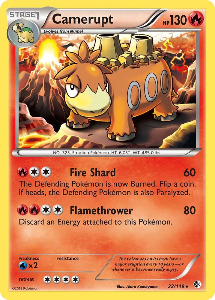 Image for Camerupt (22/149) (BCR) - Pokemon