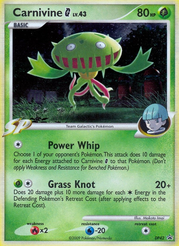 Image for Carnivine G - DP42 (DP42) (PR) - Pokemon