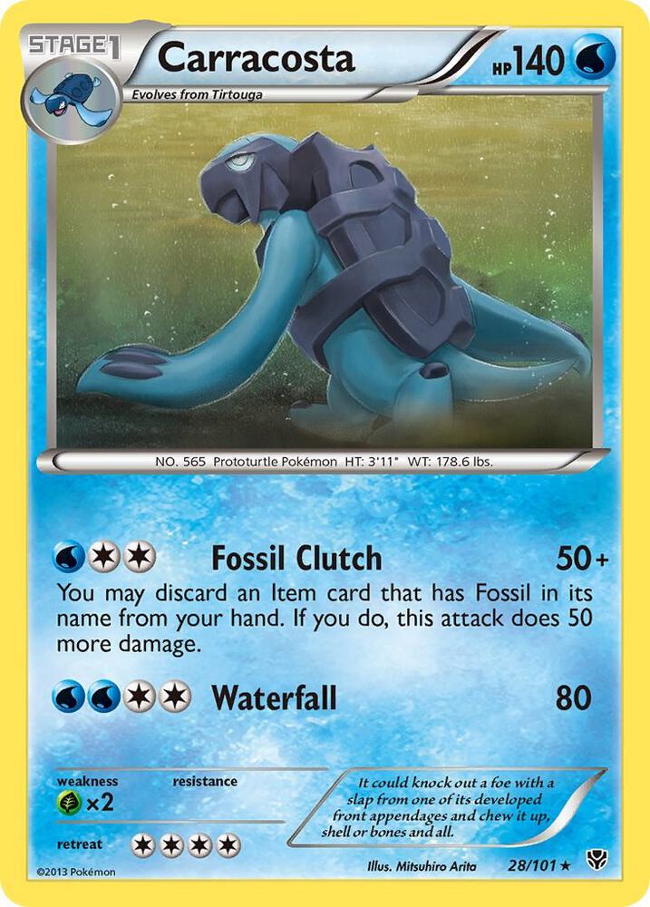 Image for Carracosta (28/101) (PLB) - Pokemon