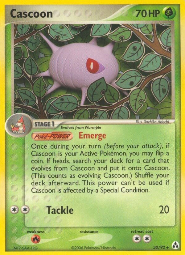 Image for Cascoon (30/92) (LM) - Pokemon