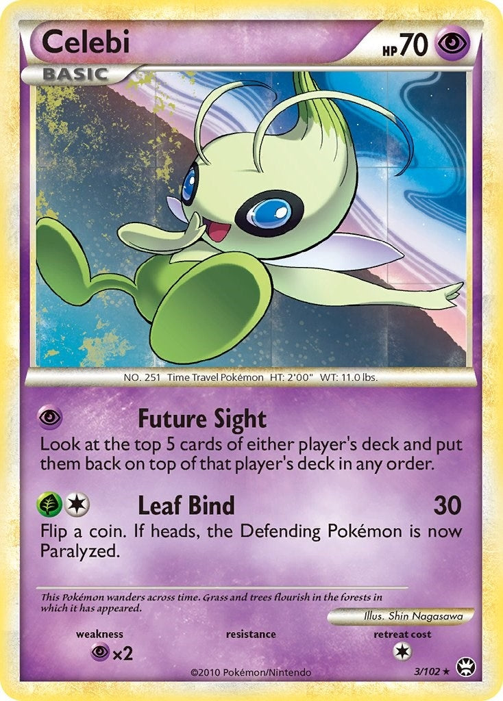 Image for Celebi (3/102) (TM) - Pokemon