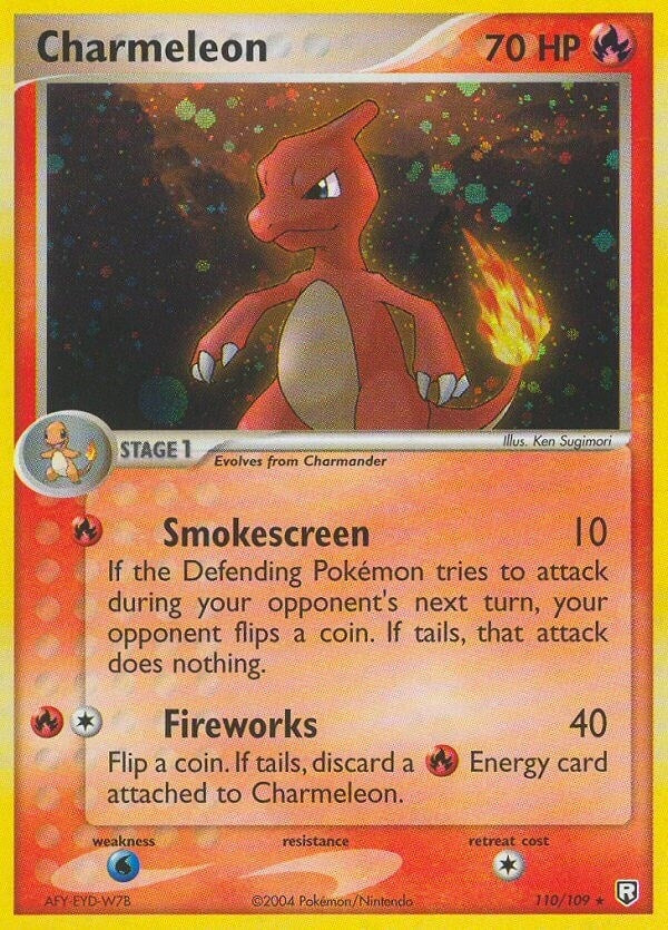 Image for Charmeleon (110/109) (RR) - Pokemon