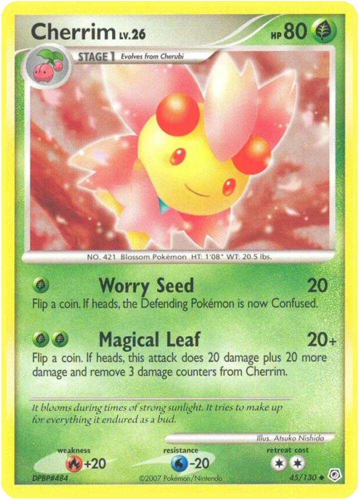 Image for Cherrim (45/130) (DP) - Pokemon