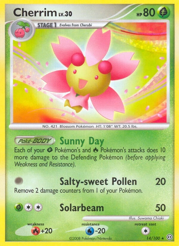 Image for Cherrim (14/100) (SF) - Pokemon