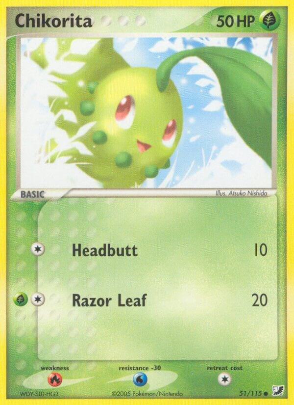 Image for Chikorita (51/115) (UF) - Pokemon