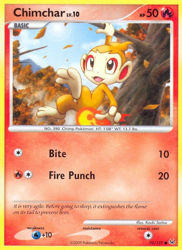 Image for Chimchar (70/127) (PL) - Pokemon