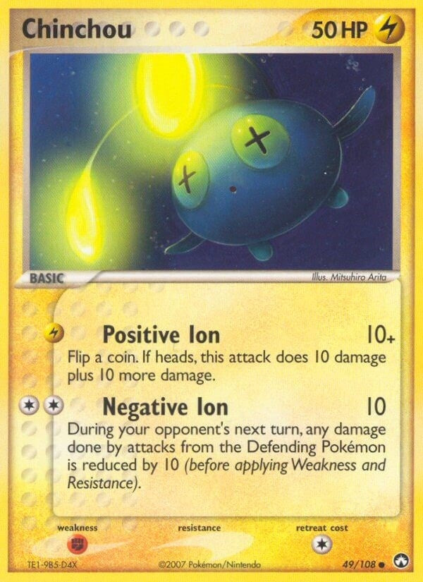Image for Chinchou (49/108) (PK) - Pokemon