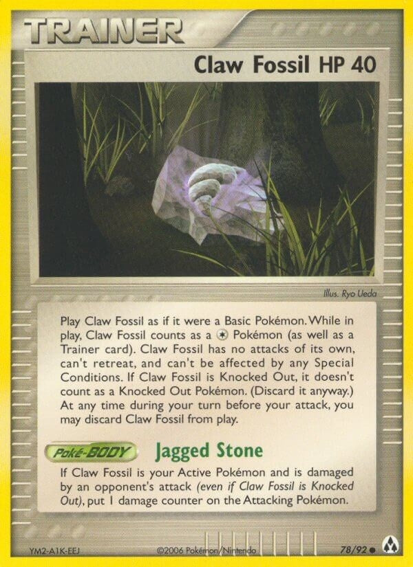 Image for Claw Fossil (78/92) (LM) - Pokemon