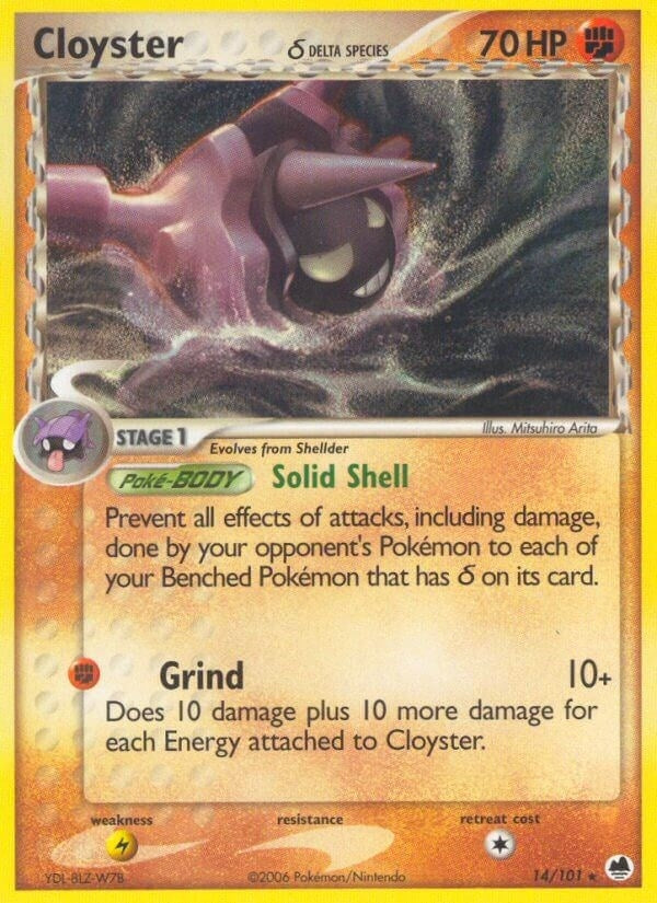 Image for Cloyster (Delta Species) (14/101) (DF) - Pokemon